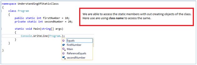 access static variable